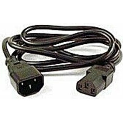 PremiumCord prodlužovací kabel napájení 240V, délka 1m IEC C13C14