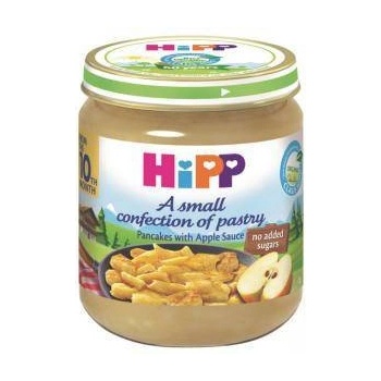 HiPP Био ястие Hipp - Палачинки с мус от ябълки, 10+ месеца, 200гр