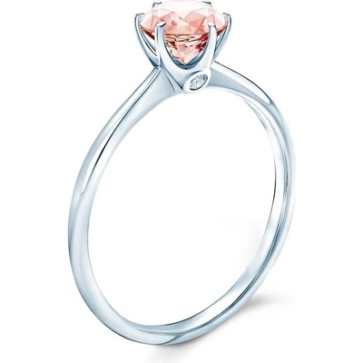 SAVICKI Годежен пръстен The Journey: бяло злато, морганит