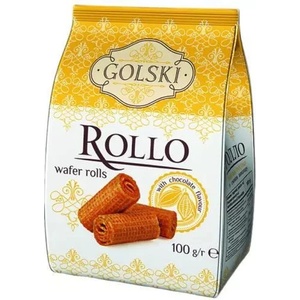 Golski Голски вафлени рула с шоколад 100 г (УК)