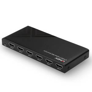 LINDY Превключвател hdmi 5 порта, 18g, с дистанционно управление 38233 (38233)