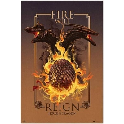 Grupo Erik editores Plagát House Of The Dragon - Fire Will Reign