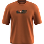 Salewa Мъжка спортна тениска Salewa Eagle Hybrid Loose T-Shirt Sport shirt - Bombay Brown - размер 46 (EU) (216-6028-0111)