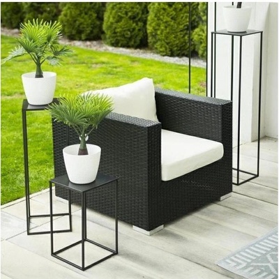 DekorStyle Květinový stojan Charr 70 cm černý – Sleviste.cz