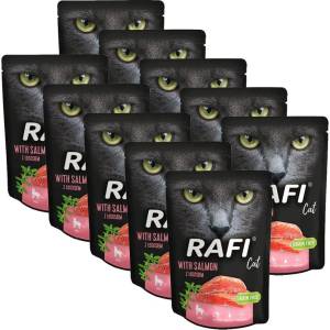 RAFI Cat Възрастен Патé с Лосос 10 x 300 г