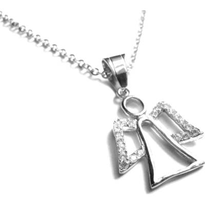 Steel Jewelry Náhrdelník anděl z chirurgické oceli NH080364