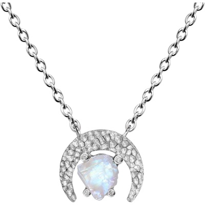 Silenti Jewelry Сребърно колие "Находка