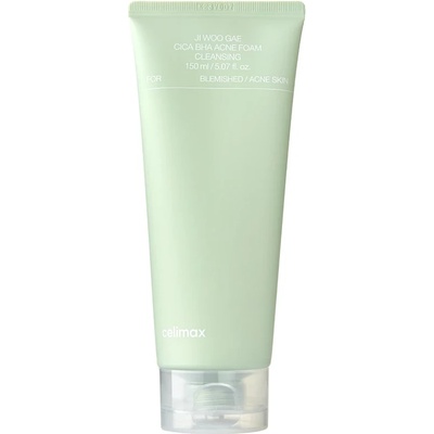 Celimax Ji. Woo. Gae Cica BHA Acne Foam Cleansing - Почистваща пяна за лице с BHA и центела 150мл