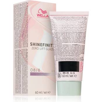 Wella Shinefinity Zero Lift Glaze полуперманентна тонираща боя за коса цвят 08/8 - Blue Pearl 60ml