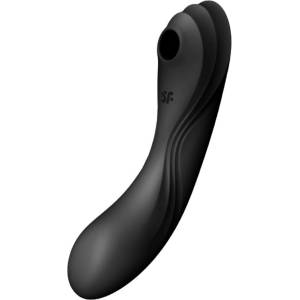 Satisfyer Curvy Trinity 4 клитор стимулатор черен