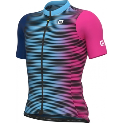 Alé Мъжка фланелка с къс ръкав за колоездене Alé Pragma Dinamica S/S Jersey Cycling jersey - Sky Blue (056-2624-0213)