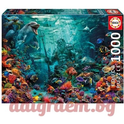 Educa Пъзел educa 20174 - 1000 части - Кораловия риф на Посейдон (edu20174)