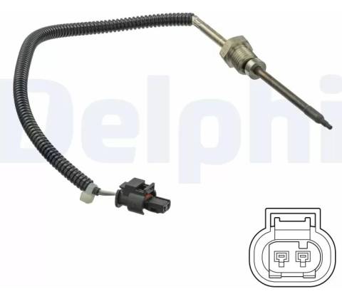 DELPHI Čidlo teploty výfukových plynů DF TS30217