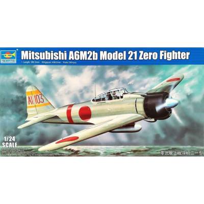 Trumpeter Mitsubishi A6M2b Zero Model 21 1:24