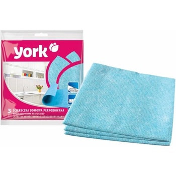 York Домакинска кърпа, перфорирана, 38 х 38 cm, 3 броя