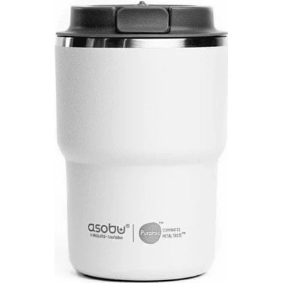 Asobu MINI PICK UP cestovný termohrnček WHITE 350 ml