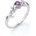 Silenti Jewelry Сребърен пръстен "Затишие" - 7 - 54.5мм (17.2мм диам. )