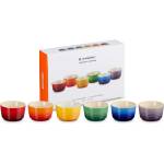 Le Creuset Рамекин 100 ml, комплект от 6 бр. , RAINBOW, керамика с глазура, Le Creuset (LECR79134105219030)