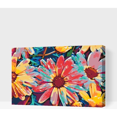 Vymalujsisam.cz Zuty malování podle čísel Neónové květy