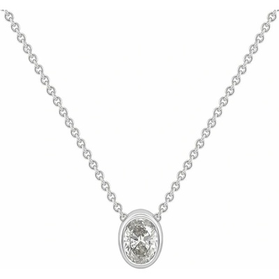 Eppi Zlatý náhrdelník s GIA certifikovaným oval diamantom Dagny N42371