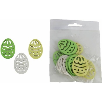 Dekorácia vajíčko, 12 ks D7118