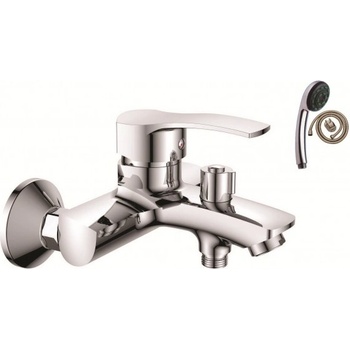 Inter Ceramic Смесител за вана и душ quadrat icf 662530c