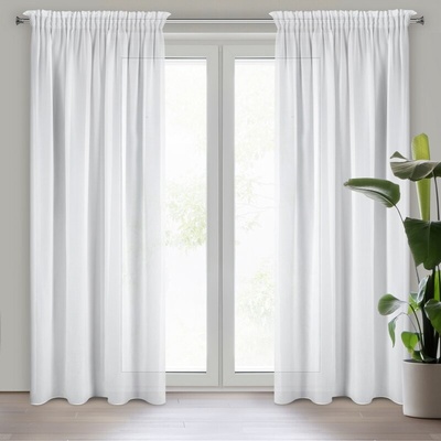 Takoy Záclona DALIA z hladké matné šifonové látky 140 x 270 cm-HF-463730 | 140 x 270 cm