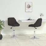 vidaXL Трапезни столове, 2 бр, черни, изкуствена кожа (335160)