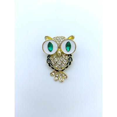 Phoenix brož Moudrá sova zlatá 1427111737