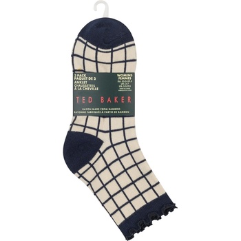 Ted Baker Дамски чорапи Ted Baker Womens Ruffle Ankle Socks - Navy