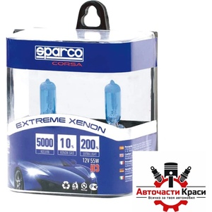 Sparco Крушки Sparco H3 12V 55W SPCB1402 2 БР/К-Т (282063) - avtochastikrasi