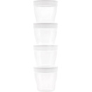 Dojčenské fľaše Canpol 12/204 nádoby na uskladnenie mlieka 4 ks 180 ml