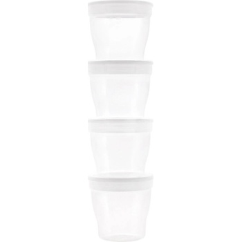 Canpol 12/204 nádoby na uskladnenie mlieka 4 ks 180 ml