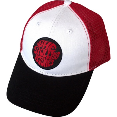 The Rolling Stones 70s Logo Emblem Шапка с козирка Black, Red & White UNI (RSMBCAP18BRW)