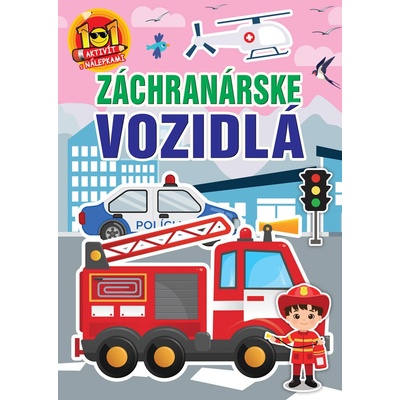 Záchranárske vozidlá 101 aktivít s nálepkami