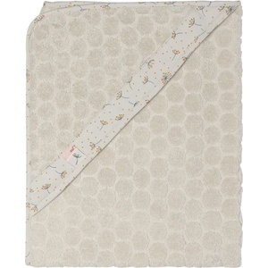 Bébé-Jou Бебешка хавлия Bebe-Jou - 75 x 85 cm, Wish Grey (3010062) - baby
