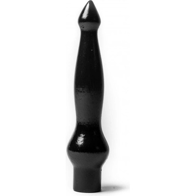 Mister B WAD Wardog Black, černé anální dildo 22,5 x 2,6 - 3,5 cm