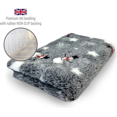DRYBED Premium Vet Bed XMAS Snehuliak