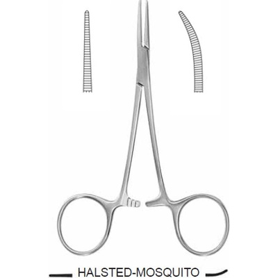 CM Instrumente Germany Peán Mosquito zahnutý CM 12,5cm