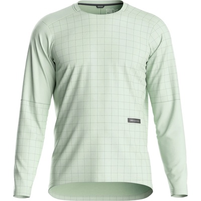 Ortovox Мъжка фланелка с дълъг ръкав за колоездене Ortovox Sequence Trail Jersey L/S Cycling jersey - Green Acid (056-4088-0413)