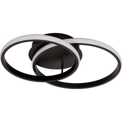 MILAGRO Led таванно осветително тяло titano led/12w/230v черно (mi2878)