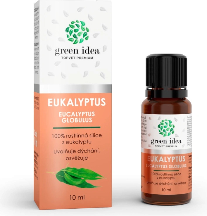 Eukalyptus Ätherisches Öl – 100% Rein, 10 Ml, Eukalyptus Globulus, Mit Pipette Im Braunglas