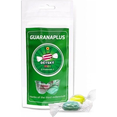 GuaranaPlus Detský MIX s vitamínom C ovocné cukríky 70 g