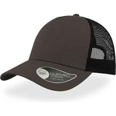 Atlantis Headwear Rapper Trucker 5 panelová COT338020z7599-khaki/stone Khaki/šedá stone