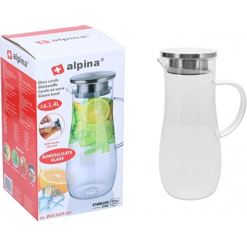 Skleněná karafa s uchem (1,4L)