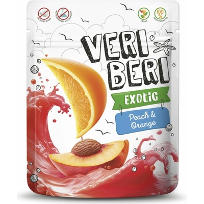 Veri Beri Ovocné stripsy Broskyňa a Pomaranč 50 g