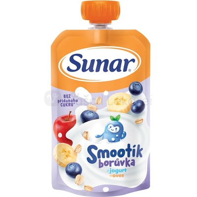 Sunar Smootík vrecko Čučoriedka jogurt ovos 120 g
