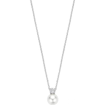 Ti Sento Сребърно дамско колие с перла Ti Sento 34125PW (34125PW)