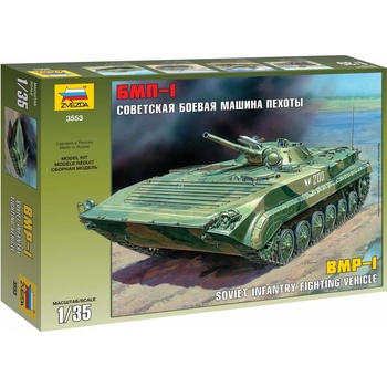Zvezda Model Kit bojové vozidlo pěchoty BMP 1 BVP 1 3553 1:35