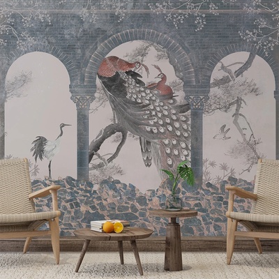 Art Gift Decor Фототапет - Кралски пауни